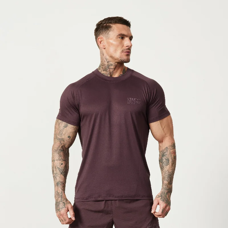 Premium Fabric Vanquish Utility Plum T Shirt