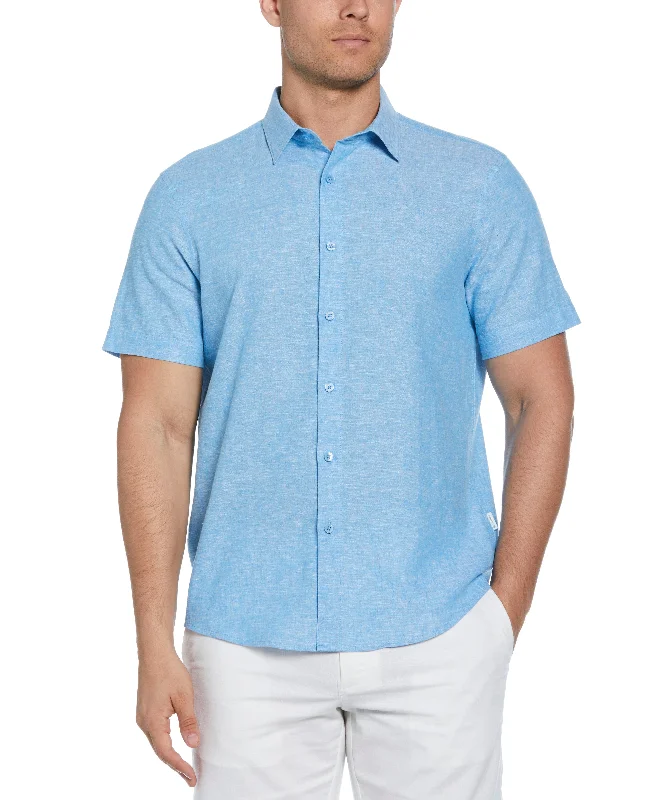 Trendy Comfort Cross Hatch Pattern Shirt