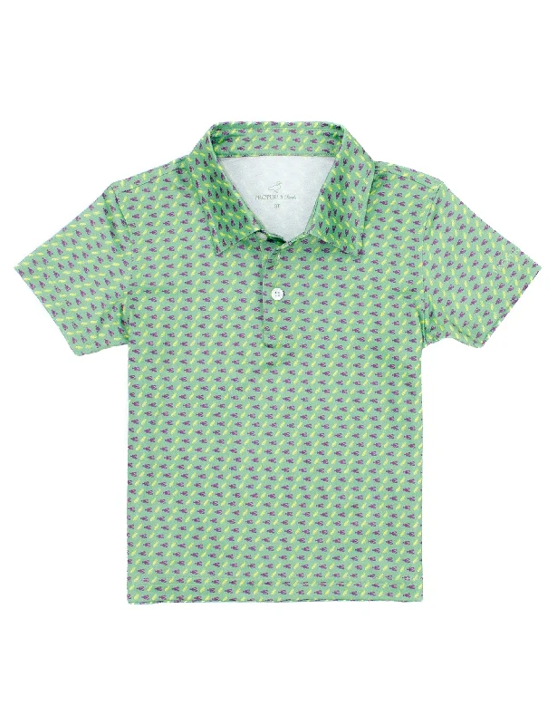 Urban Comfort Inlet Polo Mardi Craw Green