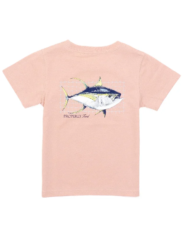 Soft Layers Boys Tuna SS Peach