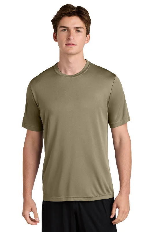 Stylish Comfort Sport-Tek Mens Competitor Moisture Wicking Short Sleeve Crewneck T-Shirt - Coyote Brown