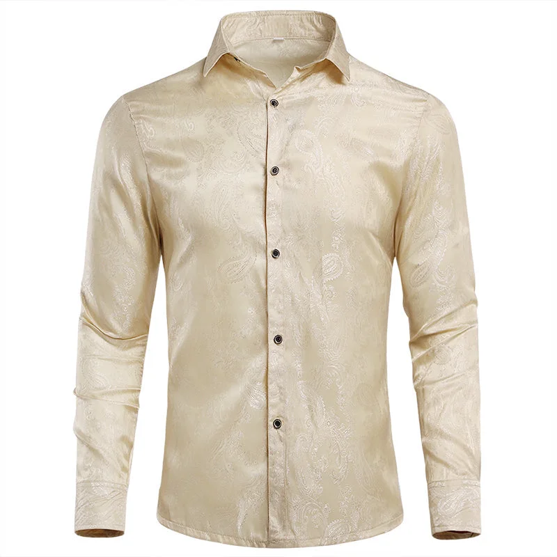 Casual Comfort Stylish Slim Fit Button-Closure Shirt