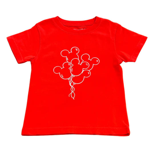 Versatile Style Red Balloons SS T-Shirt