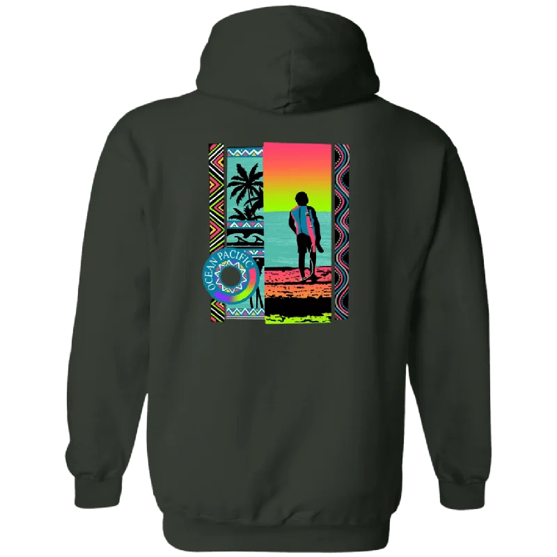 Cool Comfort Wonder Flip Print Fleece Hoodie