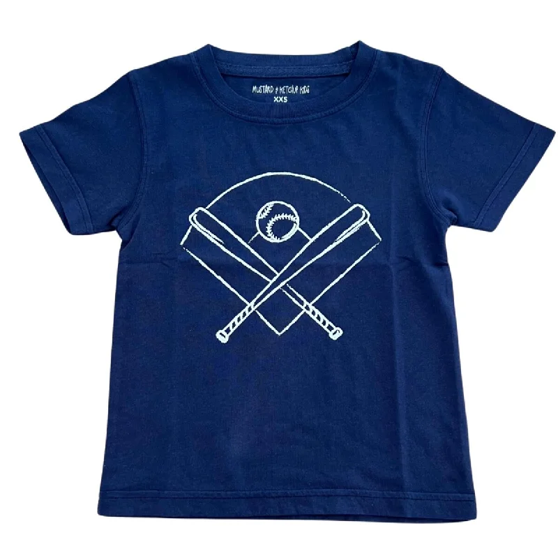 Cool Comfort SS Navy Baseball Field T-Shirt