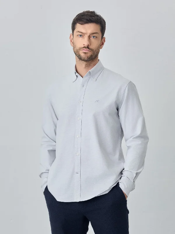 Leather Pants Regular fit oxford shirt