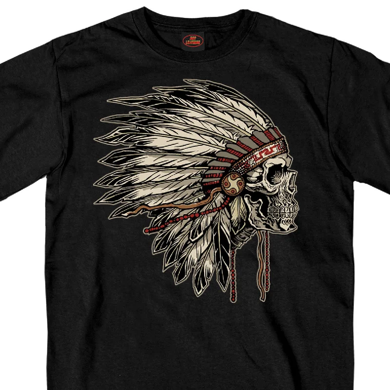 Stylish Apparel Hot Leathers GMS1341 Men’s ‘Earth Tones Headdress’ Black T-Shirt