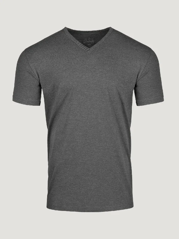 Hipster Style Carbon Grey V-Neck FINAL SALE