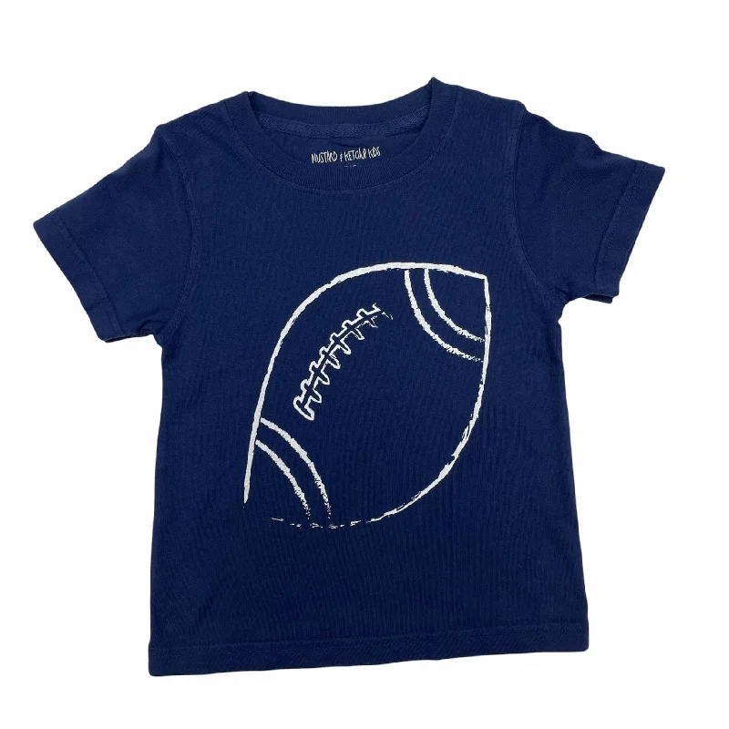 Sweater Vest Navy Football Short-Sleeve T-Shirt