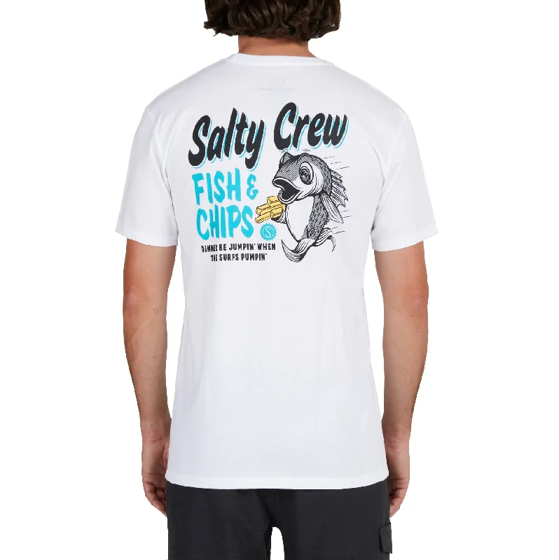 Relaxed Wear Salty Crew Fish and Chips SS Tee