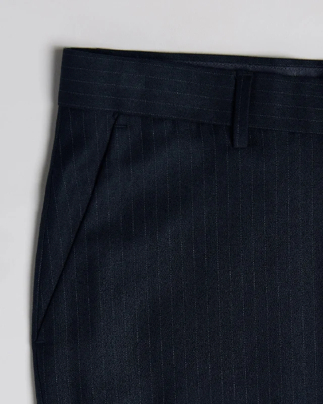 Urban Apparel Epsilon Striped Dress Pants - Navy