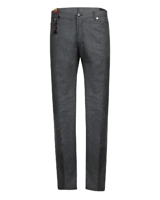 Stylish Joggers Charcoal Cashmere 5 Pocket Pant