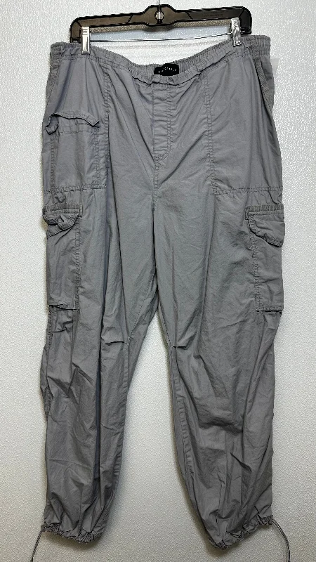 Trendy Joggers Pants Cargo & Utility By Aeropostale In Grey, Size: Xl