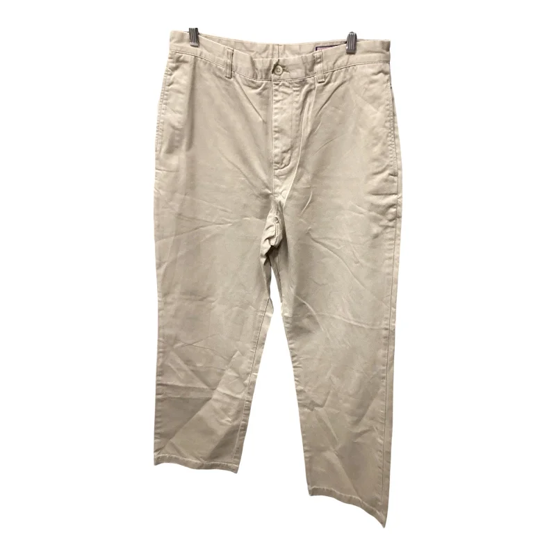 Designer Gloves Pants Chinos & Khakis By Vineyard Vines In Tan, Size: 10