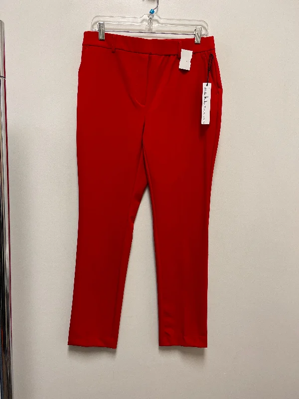 Cool Comfort Pants Dress By Nicole Miller In Red, Size: M