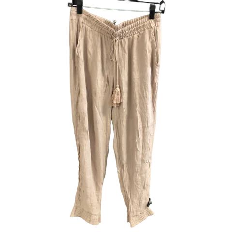 Utility Vests Pants Joggers By New York And Co In Beige, Size: S