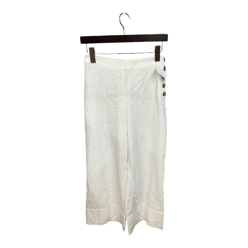 Outdoor Wear Pants Linen By Good Luck Gem In White, Size: 4