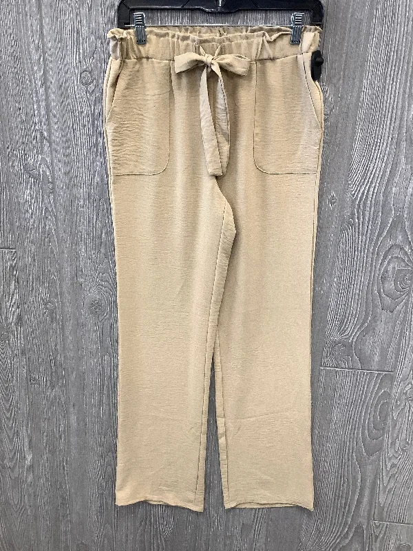 Printed Scarves Pants Lounge By 89th And Madison In Beige, Size: 6