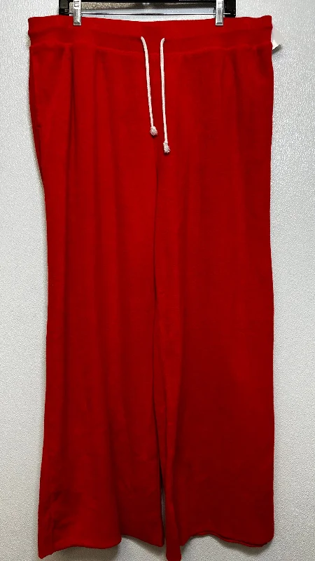 Warm Jackets Pants Lounge By Aerie In Red, Size: Xl