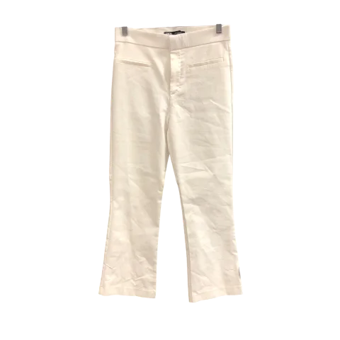 Designer Ties Pants Other By Zara In White, Size: M