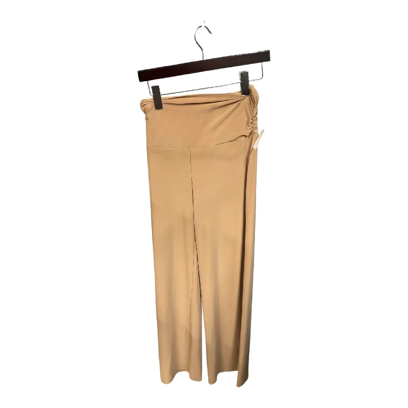 Light Jackets Pants Wide Leg By Express In Tan, Size: 4