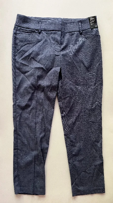 Fashion Basics Pants Work/dress By New York And Co In Blue, Size: 10