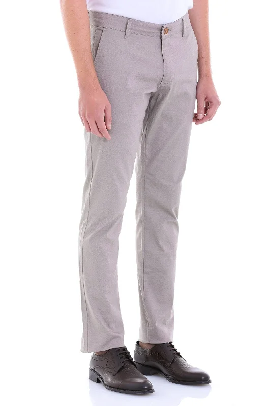 Premium Comfort Regular Fit Side Pocket Light Mink Cotton Casual Pants