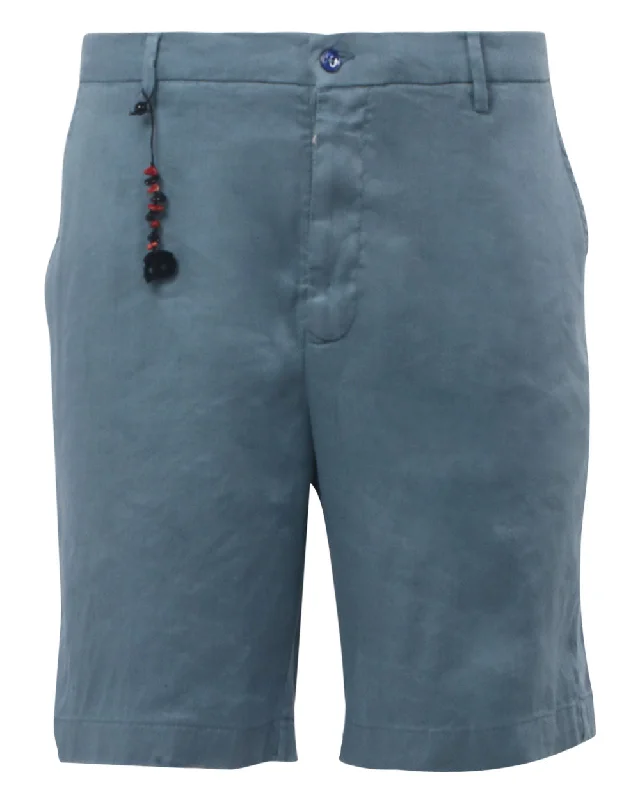 Boho Menswear Soft Blue Lined Bermudas