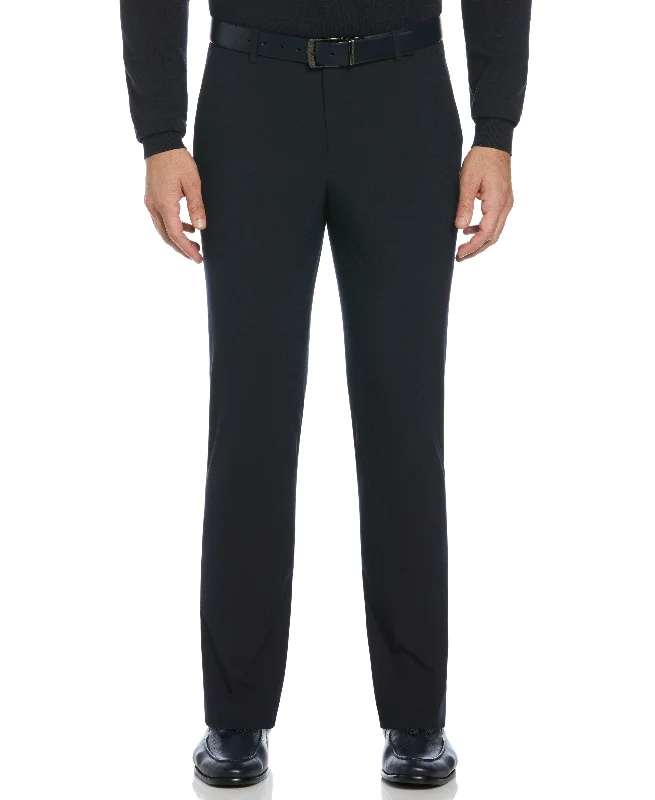 Casual Chinos Slim Fit Micro Check Suit Pant