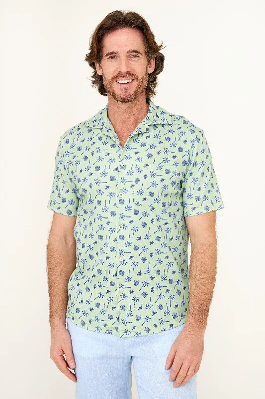 Everyday Wear Nico Camp Shirt - Crazy Palm Print