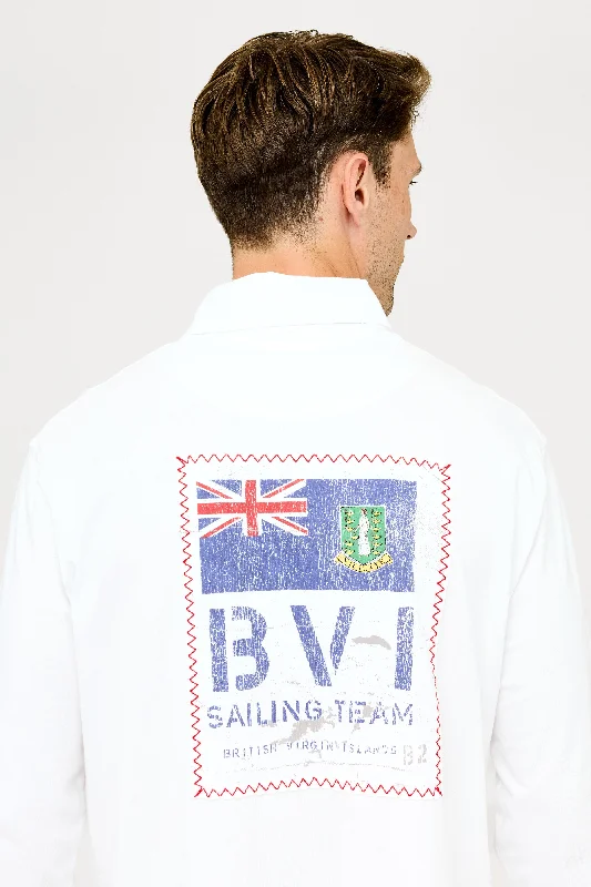 Warm Jackets BVI Sailing Team CST Shirt - White