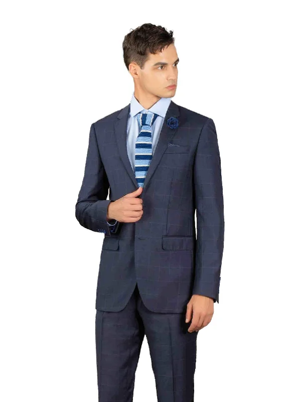 Stylish Joggers FW7-Navy Abram Suit Jacket