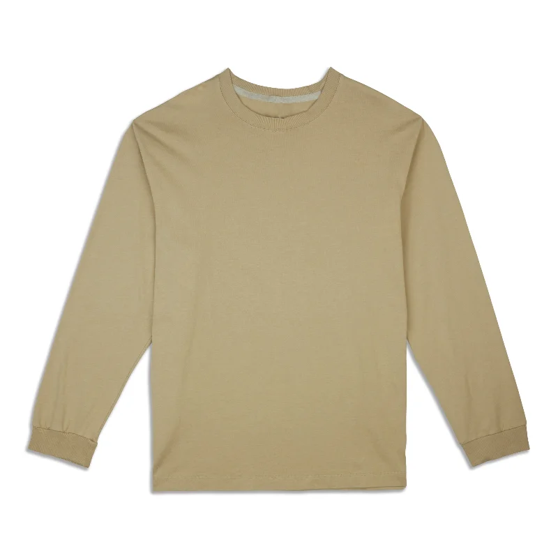 Cool Comfort Heavyweight Cotton Jersey Long-Sleeve Shirt - Resale