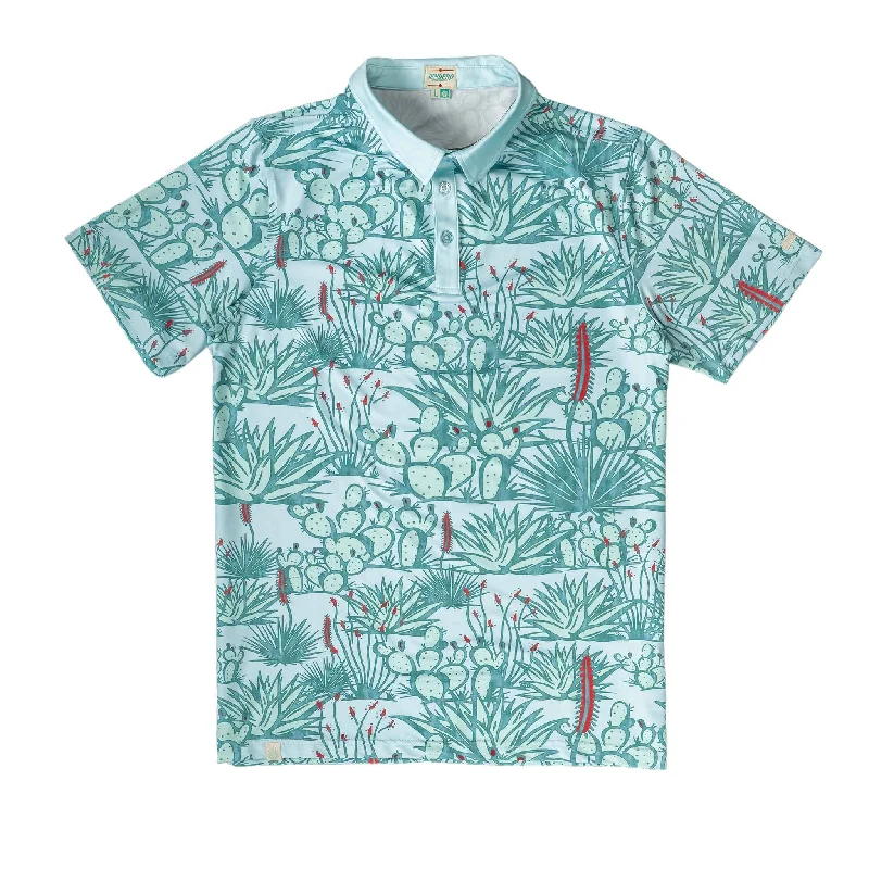 Boho Menswear High Noon Performance Polo - Big Bend