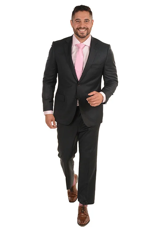 Statement Shoes Classic Fit Charcoal Two Piece Suit ST-CHARCOAL