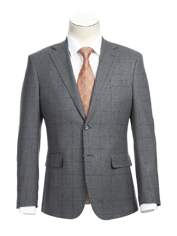 Urban Apparel English Laundry Slim Fit Two Button Wool Notch Lapel Suit