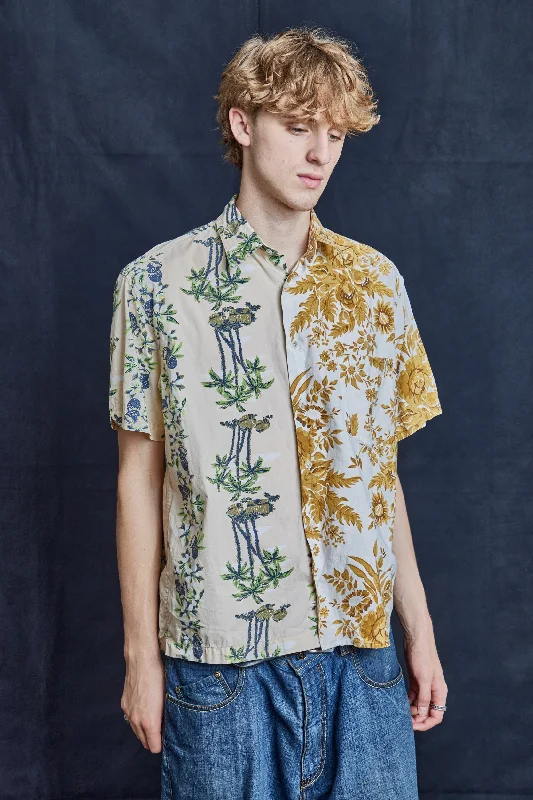 Relaxed Wear 50/50 Hawaiian Shirt - Versailles